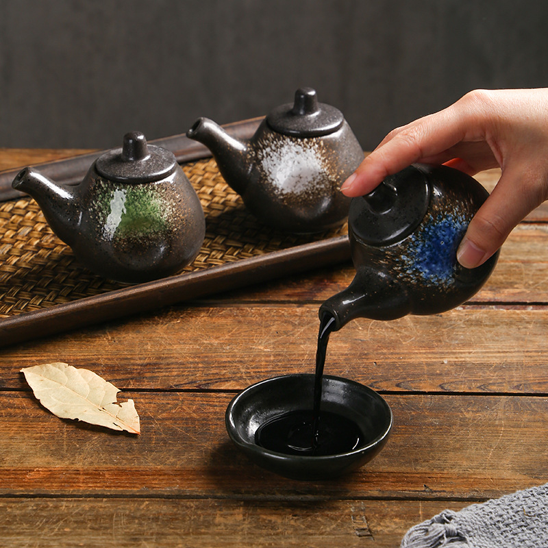 Keramička posuda za začine u japanskom stilu, kreativna porcelanska posuda za umake i začine