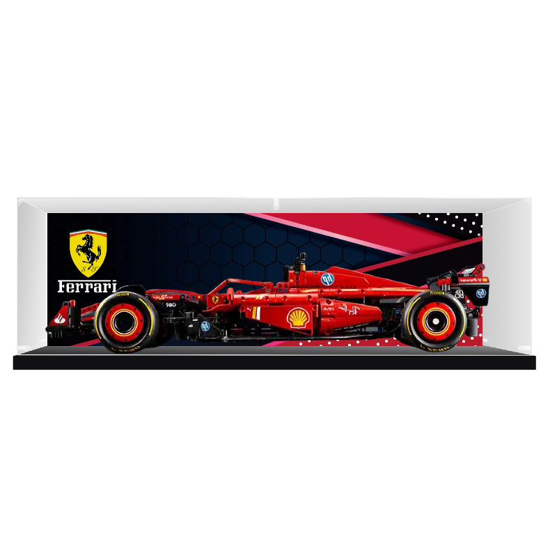 Akrilna eksponat kutija za Lego 42141, 42207, 42171 – kutija za pohranu F1 figurica, zaštita od prašine