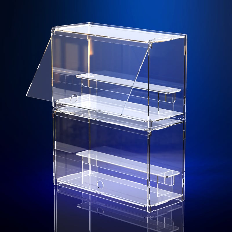 Prozirni stalak za skladištenje blind box kutija i vitrina za figurice