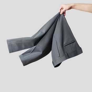 Muške hlače slim-fit, dužine 9/10, poslovne, bez glačanja, ljetne elegantne hlače
