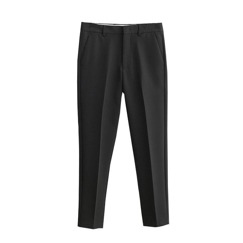 Muške hlače slim-fit, dužine 9/10, poslovne, bez glačanja, ljetne elegantne hlače