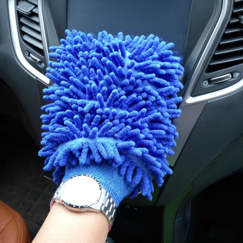 Dvostrane rukavice za pranje automobila od chenille mikrovlakana za pjenjenje i kućno čišćenje