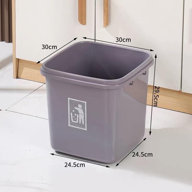 Kanta za smeće velike kapacitete 30L/40L/60L, za unutarnju i vanjsku upotrebu, kuhinju, komercijalnu i kućnu upotrebu, ekstra veliki koš za učionicu