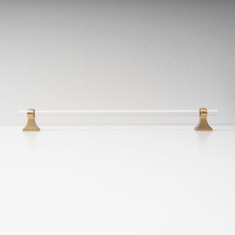 Prozirna akrilna ručka za ladice i ormariće, moderni minimalistički stil