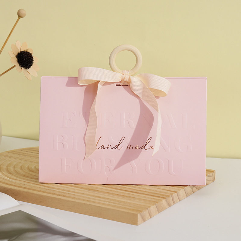 Cutie cadou din lemn cu mâner inelar pentru daruri de nuntă, personalizabilă, cutie portabilă pentru bijuterii
