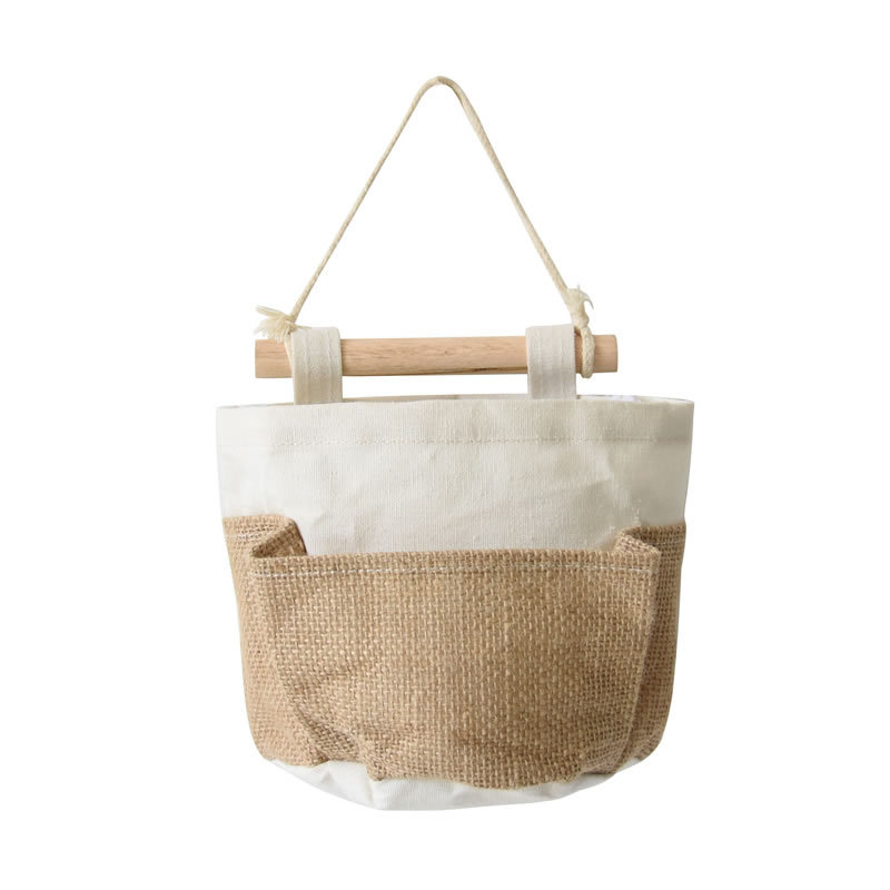 ZAKKA pamučno- lanena višenamjenska viseća torba za zid, DIY set 0628
