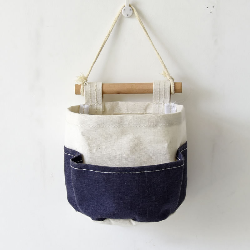 ZAKKA pamučno- lanena višenamjenska viseća torba za zid, DIY set 0628