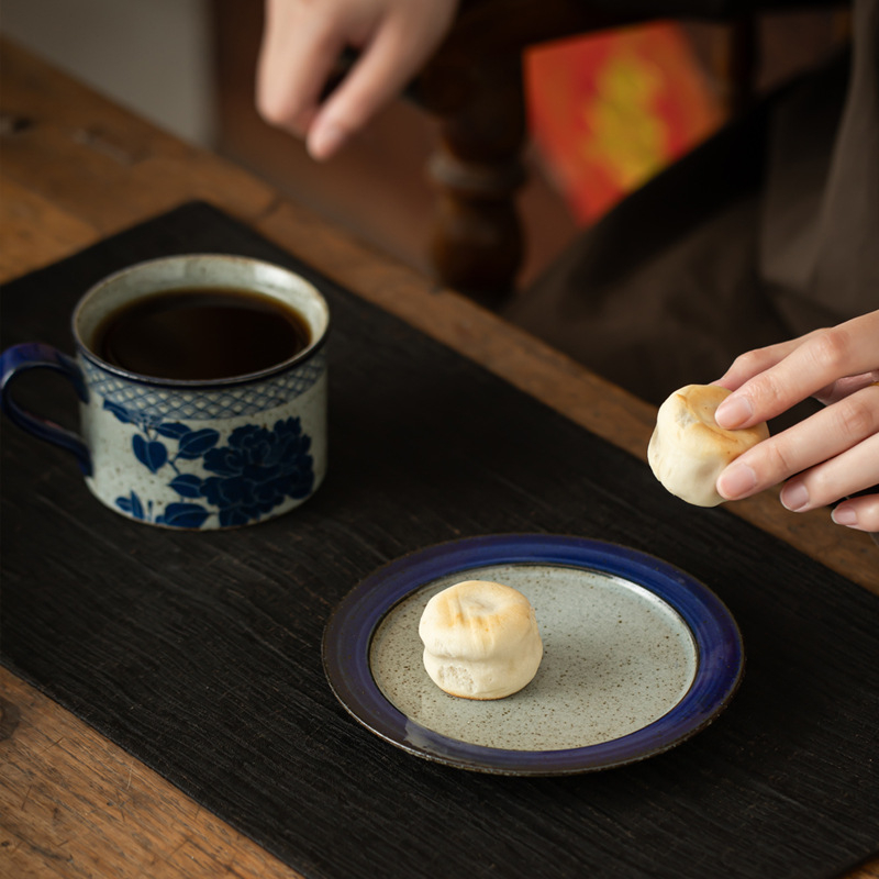 Japanska Arita keramička šalica za kavu s drškom, retro stil, latte art, čaša za vodu i čaj
