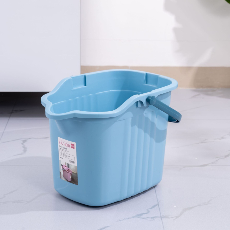 Kanta za mop s ručnim iscijeđivanjem, plastični okretni iscijeđivač, kanta s jednim odjeljkom, klasični model