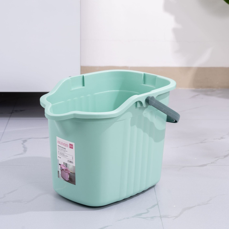 Kanta za mop s ručnim iscijeđivanjem, plastični okretni iscijeđivač, kanta s jednim odjeljkom, klasični model