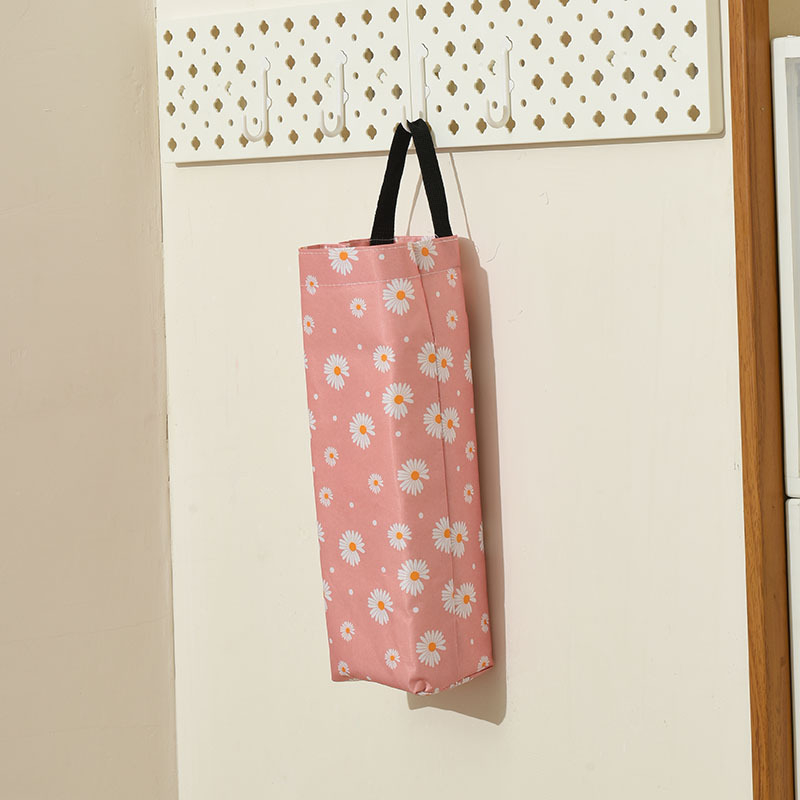 Zidni organizator plastičnih vrećica s motivom Daisy, za kuhinju