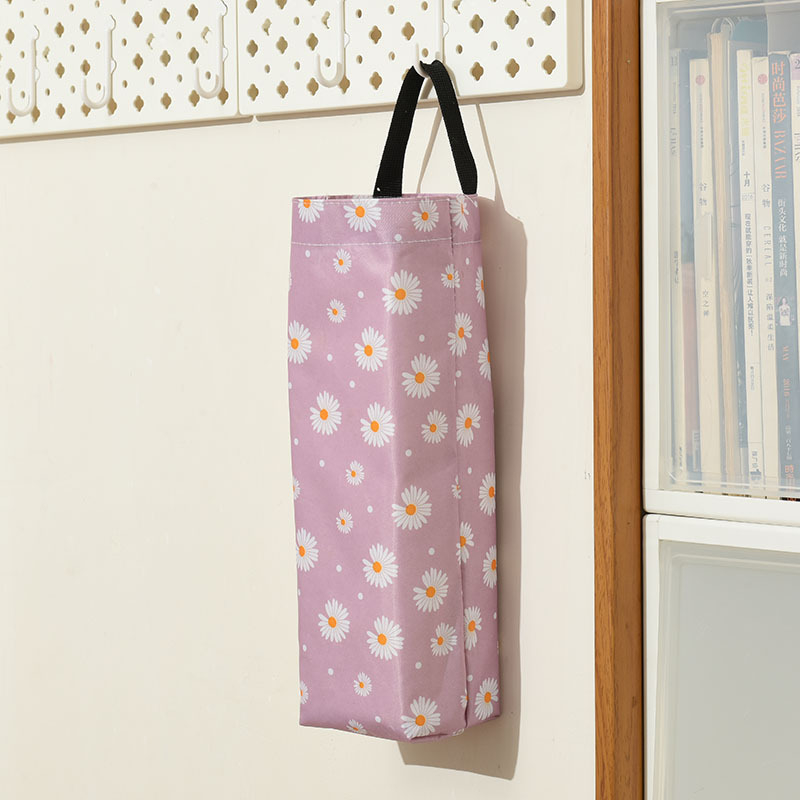 Zidni organizator plastičnih vrećica s motivom Daisy, za kuhinju