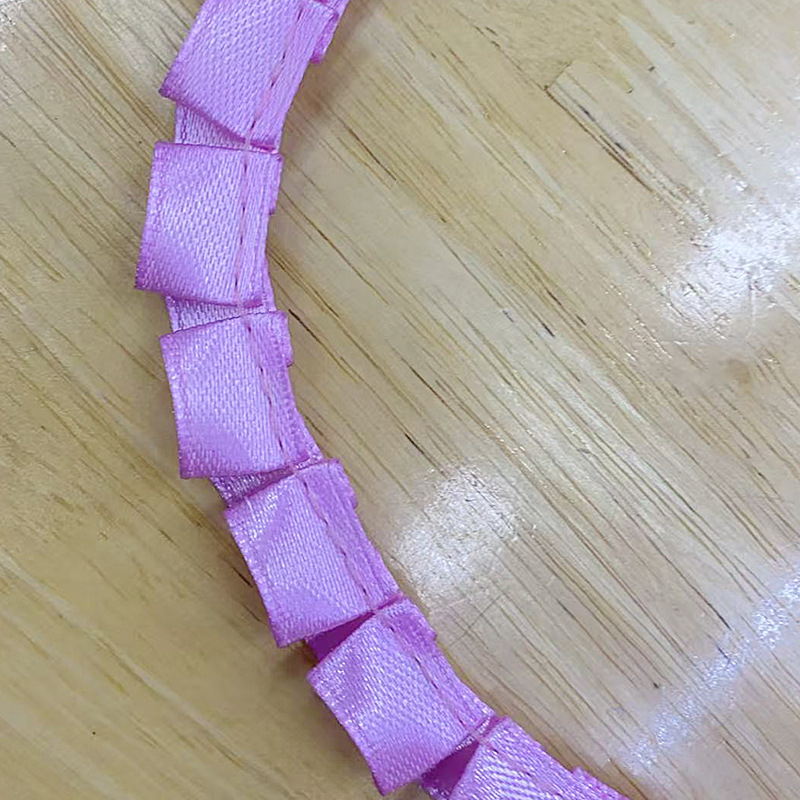 1,2 cm poliester satin traka čipka za ručno izrađenu odjeću i dodatke za izradu rukotvorina