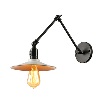 Stenska lampa u loft stilu, američka seoska nostalgija, industrijski dizajn, zlatno antikno mesing-željezni umjetnički komad za bar, balkon i hodnik