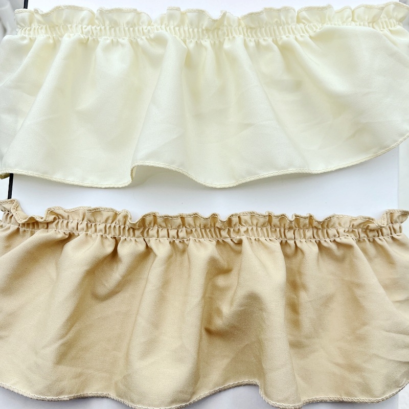 Čipka za zavjese, širina 10 cm, francuski nabor s volanom, dekorativni materijal za DIY bočnu stranu sofe
