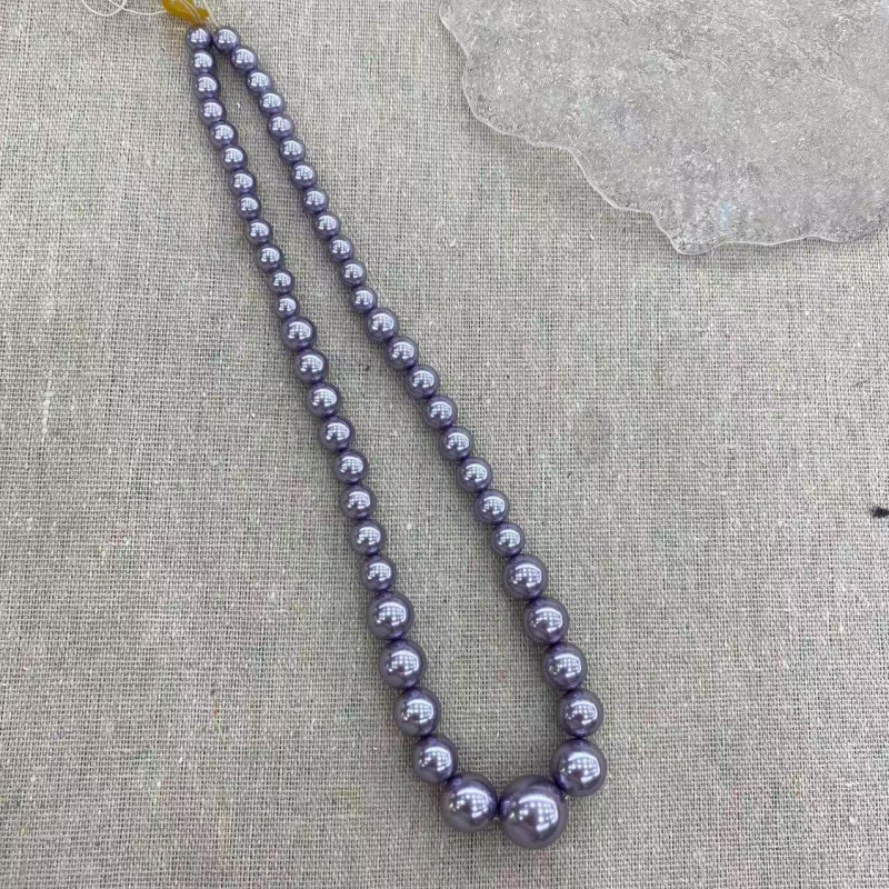3–12 mm višebojne okrugle školjke perle za DIY ogrlice – poluproizvodi za nakit