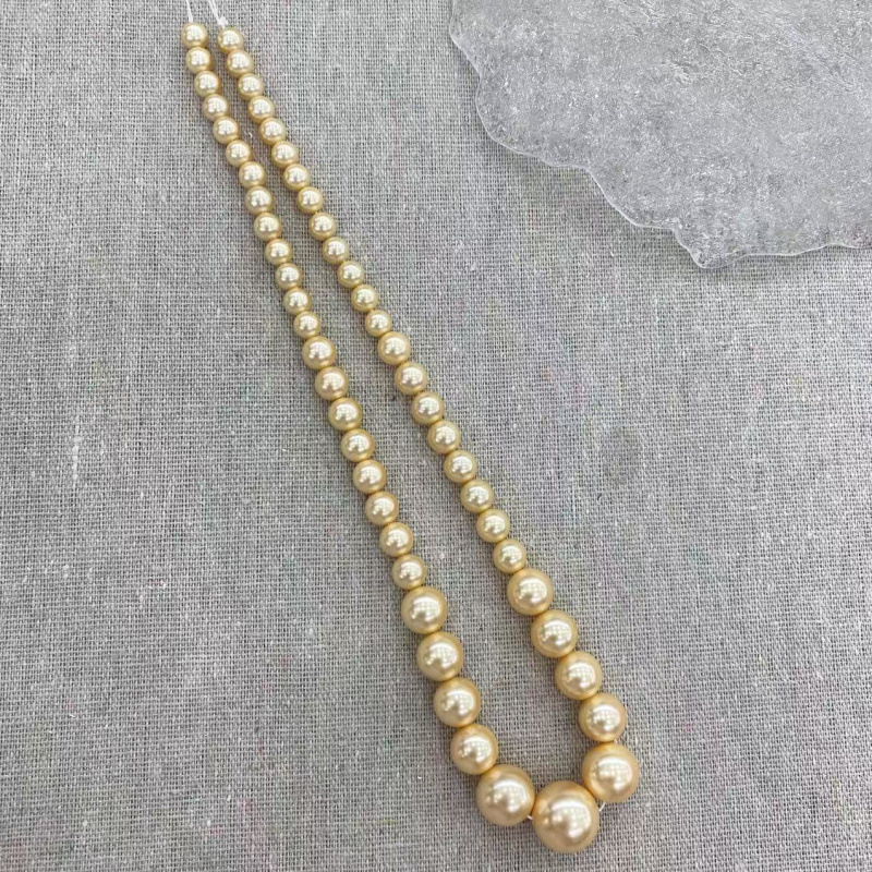 3–12 mm višebojne okrugle školjke perle za DIY ogrlice – poluproizvodi za nakit