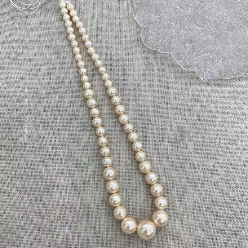 3–12 mm višebojne okrugle školjke perle za DIY ogrlice – poluproizvodi za nakit