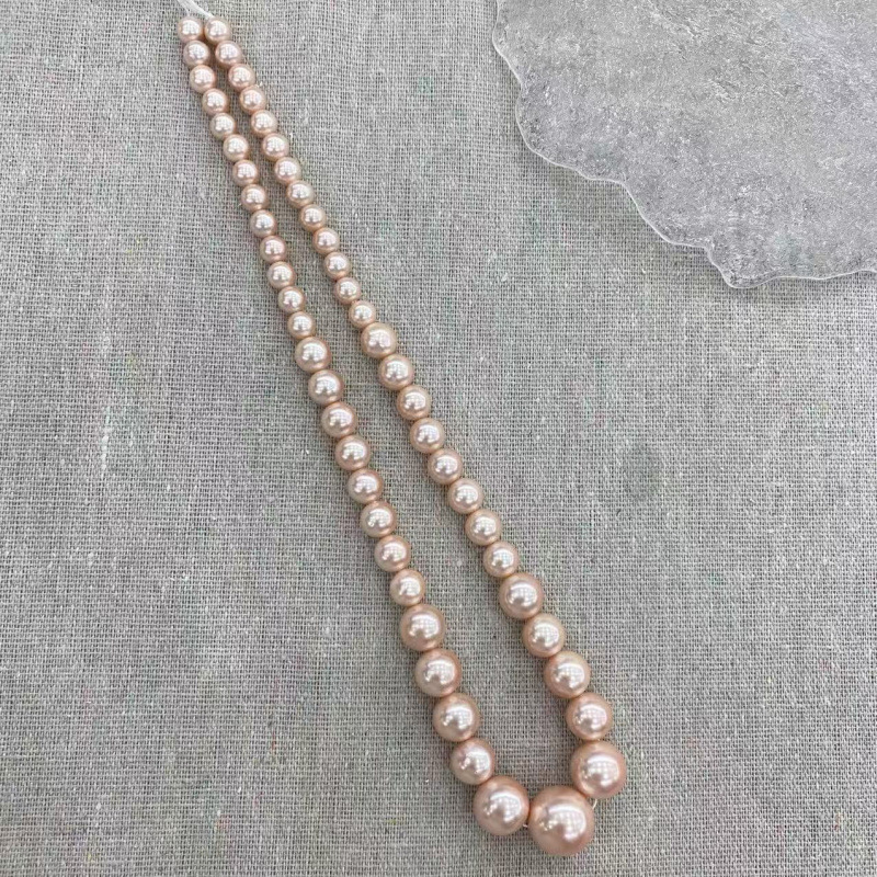 3–12 mm višebojne okrugle školjke perle za DIY ogrlice – poluproizvodi za nakit
