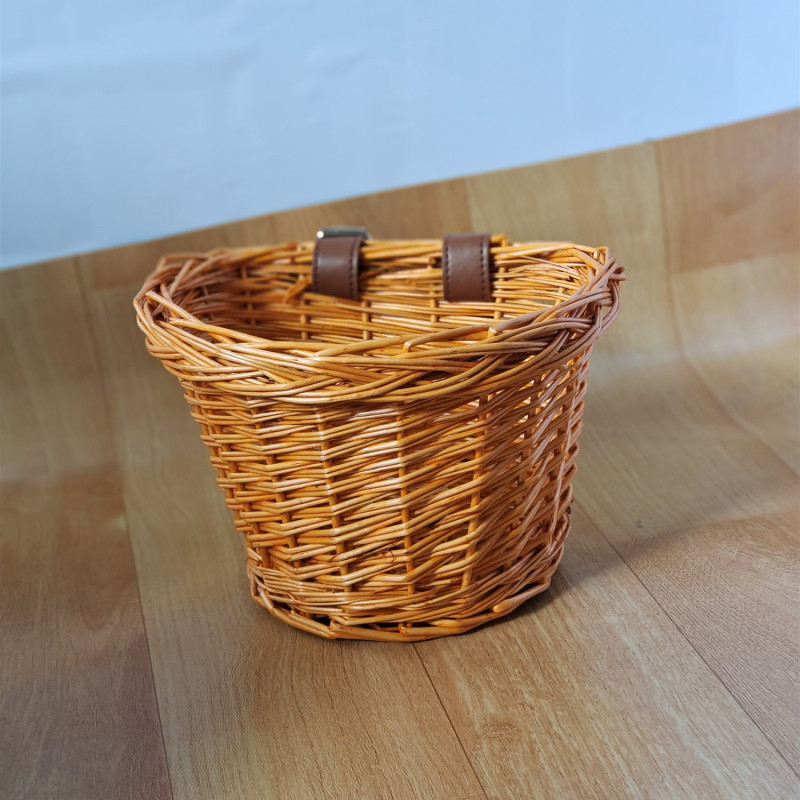 Pleteni košar za bicikl, dječji, prednji, za pohranu i međuobroke