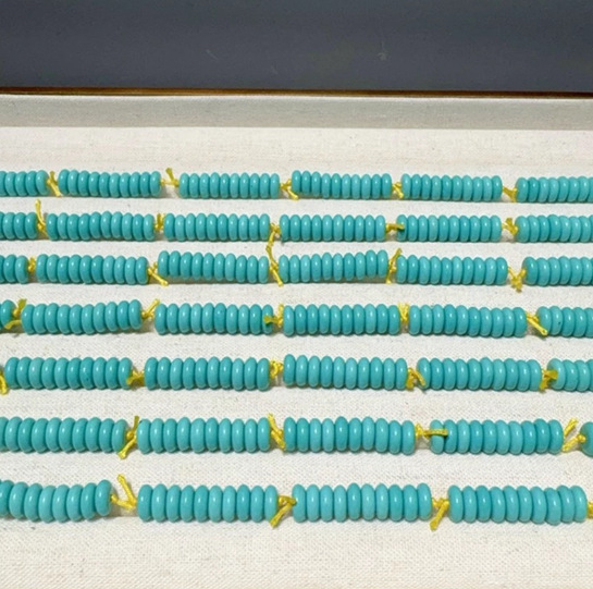 Tirkizne odvojne perle za DIY nakit – Bodhi perle s motivom zmaja, magnezit/porcelan, mala veličina