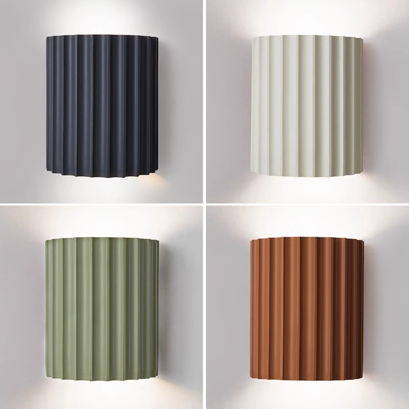 Zidna lampa uz kreveta – visokokvalitetan moderan stil, noćno svjetlo za spavaću sobu; Wabi-Sabi inspirirana dnevna soba, retro kreativna atmosfera, lampa za stepenice