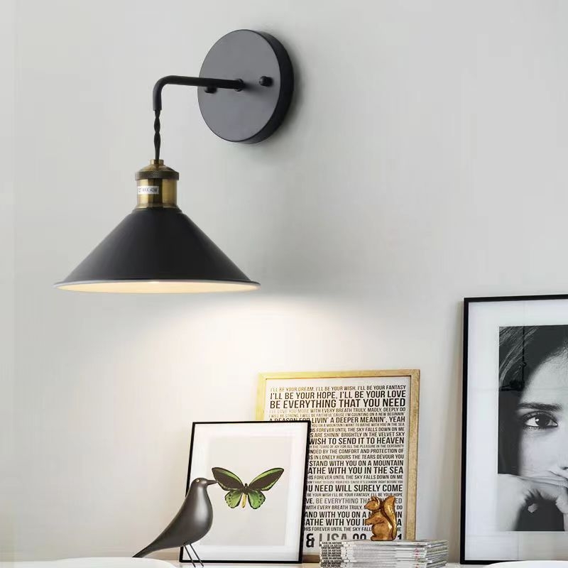 Nordijska inspirirana zidna lampa za spavaću sobu, šarena makaron-stil zidna svjetiljka, pogodna za hodnik i stepenice, minimalistička noćna lampica
