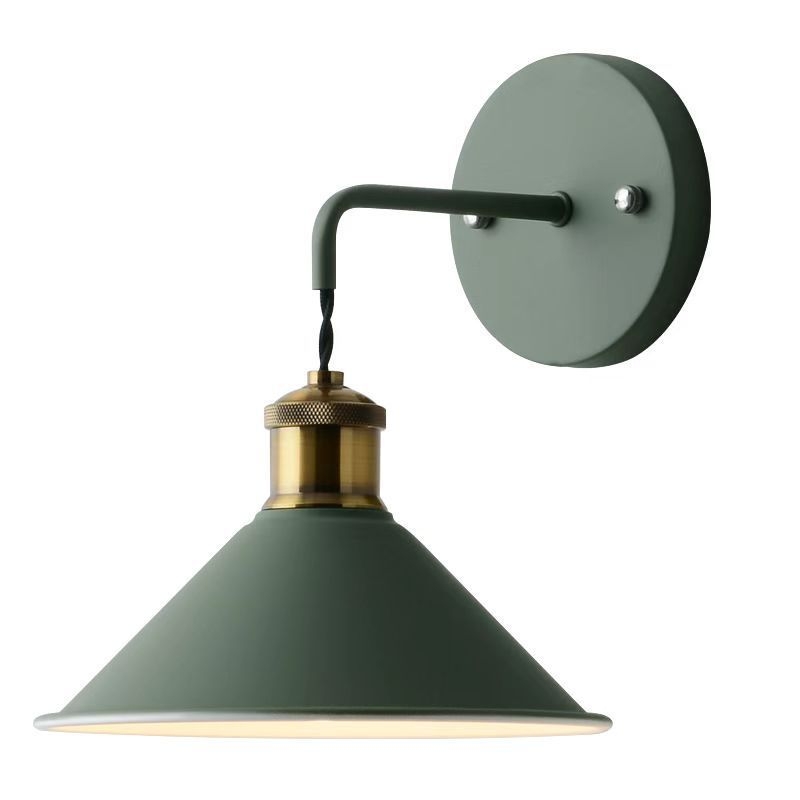 Nordijska inspirirana zidna lampa za spavaću sobu, šarena makaron-stil zidna svjetiljka, pogodna za hodnik i stepenice, minimalistička noćna lampica