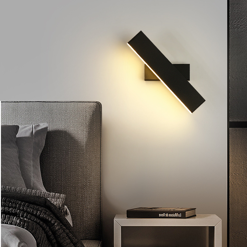 Nastavna lampa uz kreveta, moderni minimalistički stil, rotirajuća, nordijski dizajn, LED rasvjeta za dnevnu sobu i spavaću sobu