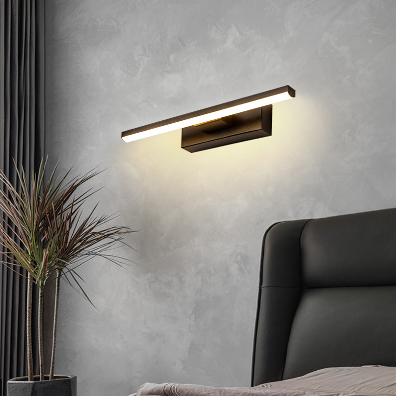 Nastavna lampa uz kreveta, moderni minimalistički stil, rotirajuća, nordijski dizajn, LED rasvjeta za dnevnu sobu i spavaću sobu