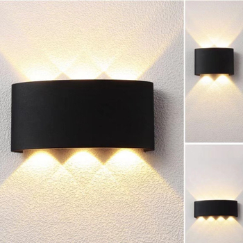 Plastično LED zidno svjetlo ABS, moderan minimalistički stil