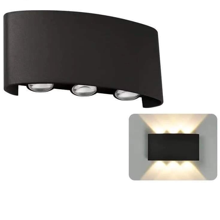 Plastično LED zidno svjetlo ABS, moderan minimalistički stil
