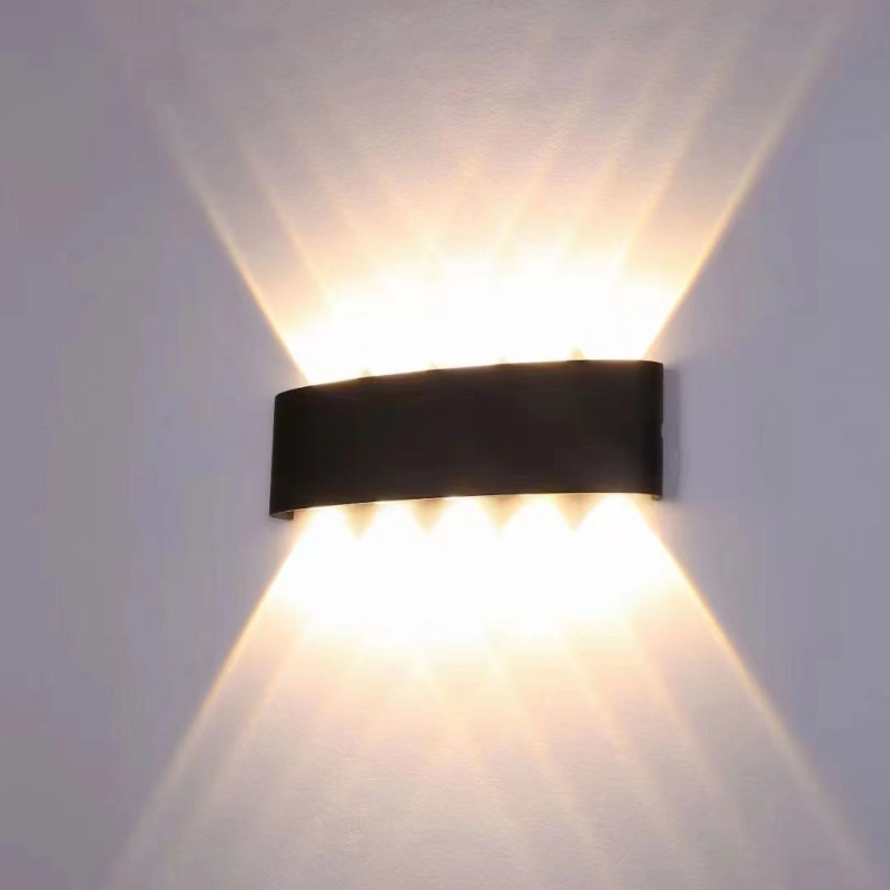 Plastično LED zidno svjetlo ABS, moderan minimalistički stil