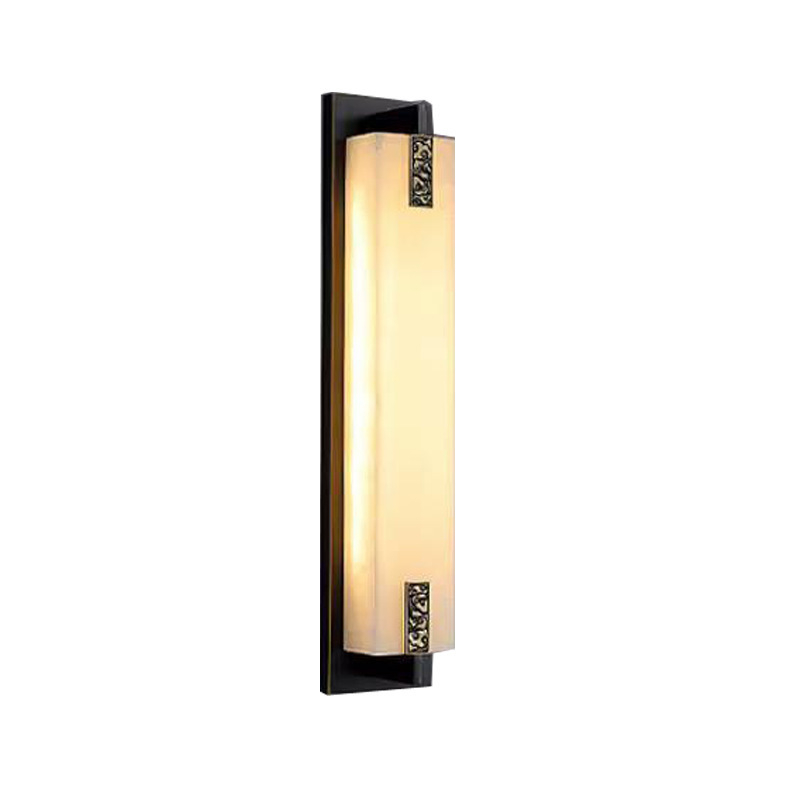 Stenska lampa od bakra s imitacijom mramora za hodnik i stubište, minimalistički dugi panel, kineski stil za dnevni boravak i pozadinu TV