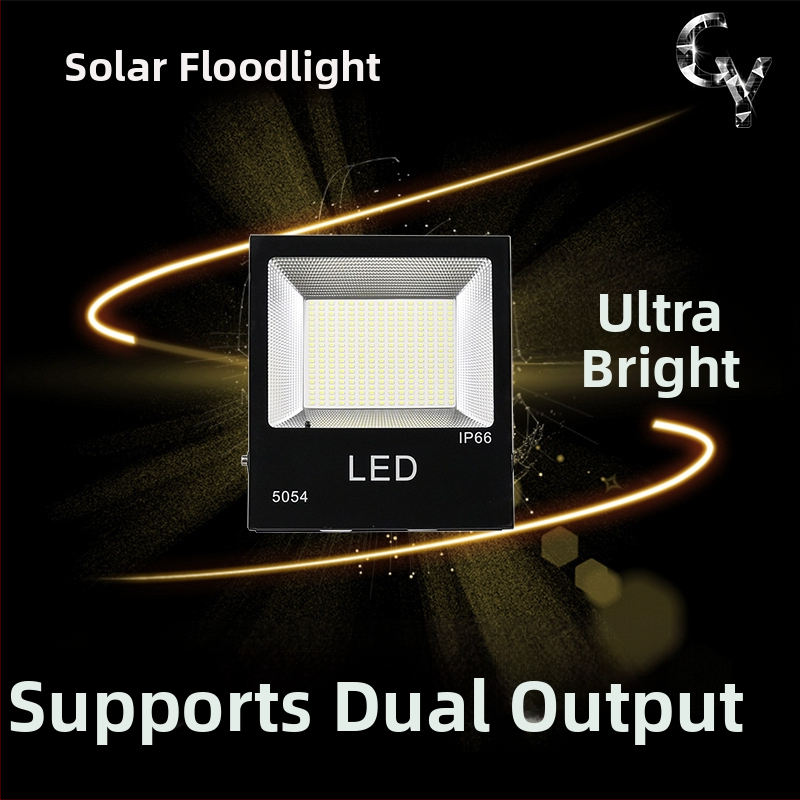 Solarni LED reflektor za vanjsku upotrebu, IP66, vrtno osvjetljenje 100-200W