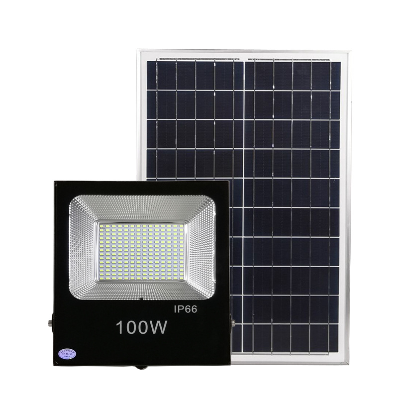 Solarni LED reflektor za vanjsku upotrebu, IP66, vrtno osvjetljenje 100-200W
