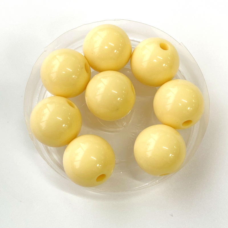 6-14 mm kremaste kuglice oblika jelly bean za DIY izradu nakita – akrilne kuglice za narukvice