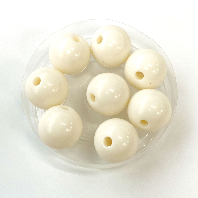 6-14 mm kremaste kuglice oblika jelly bean za DIY izradu nakita – akrilne kuglice za narukvice