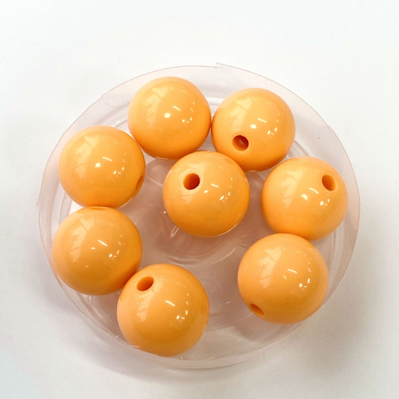 6-14 mm kremaste kuglice oblika jelly bean za DIY izradu nakita – akrilne kuglice za narukvice