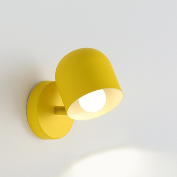 Stenska lampa za spavaću sobu i dnevni boravak, moderni minimalistički stil, macaron pastelne boje, nordijska lampa za čitanje