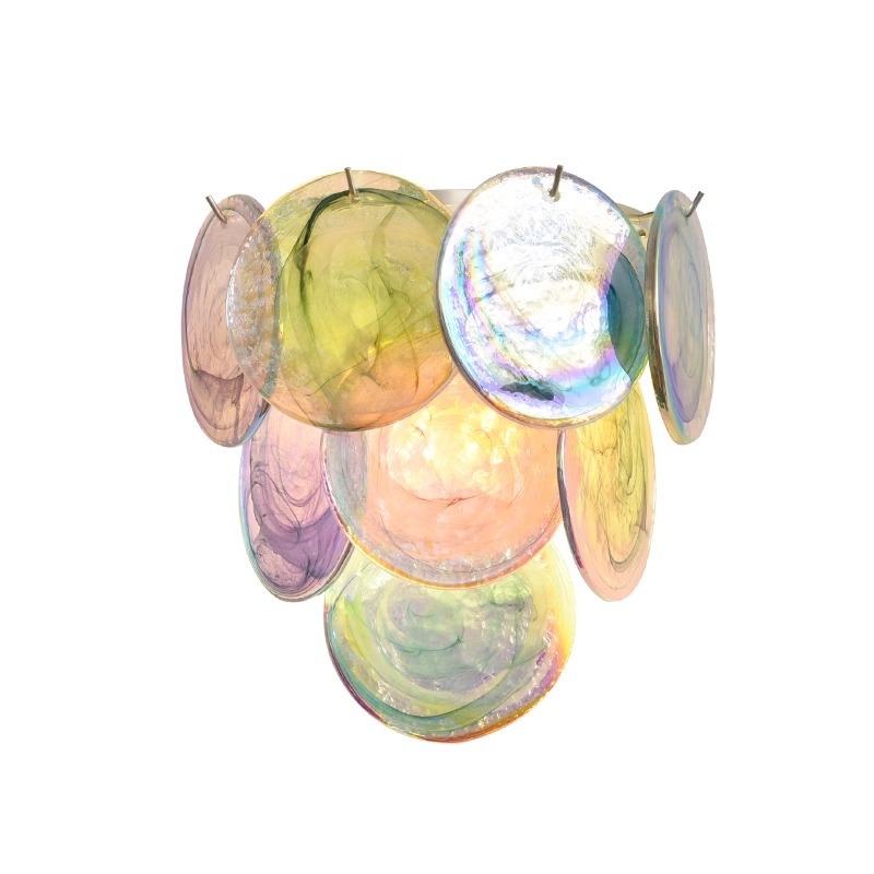 Francuska Murano staklena stenska lampa, za spavaću sobu i dnevni boravak, luksuzan retro dizajn