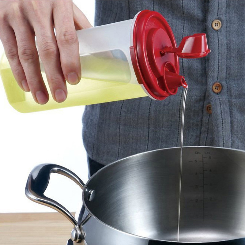 Bočica za ulje 890/650 ml, zatvorena kuhinjska boca za sojin sos i ocat