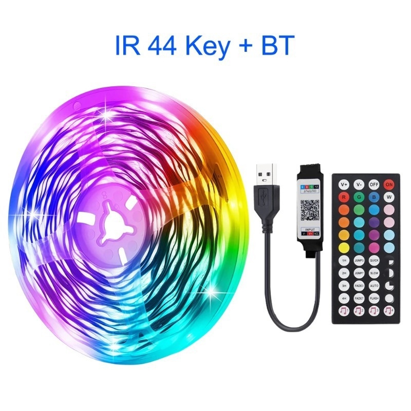 RGB LED traka 5V, 16 LED-a 3535RGB, USB, samoljepljiva pozadinska rasvjeta za televizor