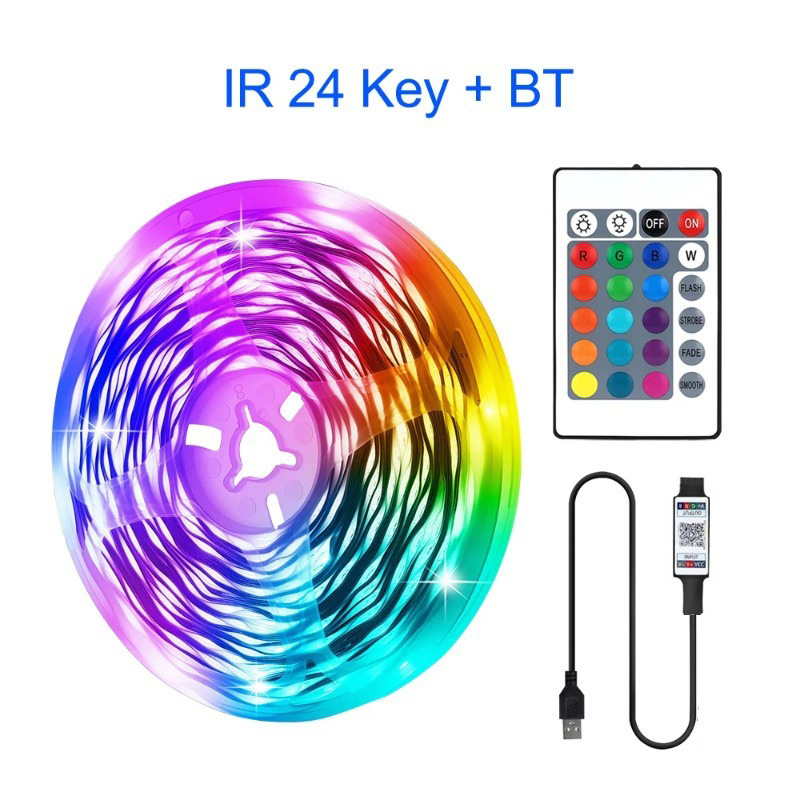 RGB LED traka 5V, 16 LED-a 3535RGB, USB, samoljepljiva pozadinska rasvjeta za televizor