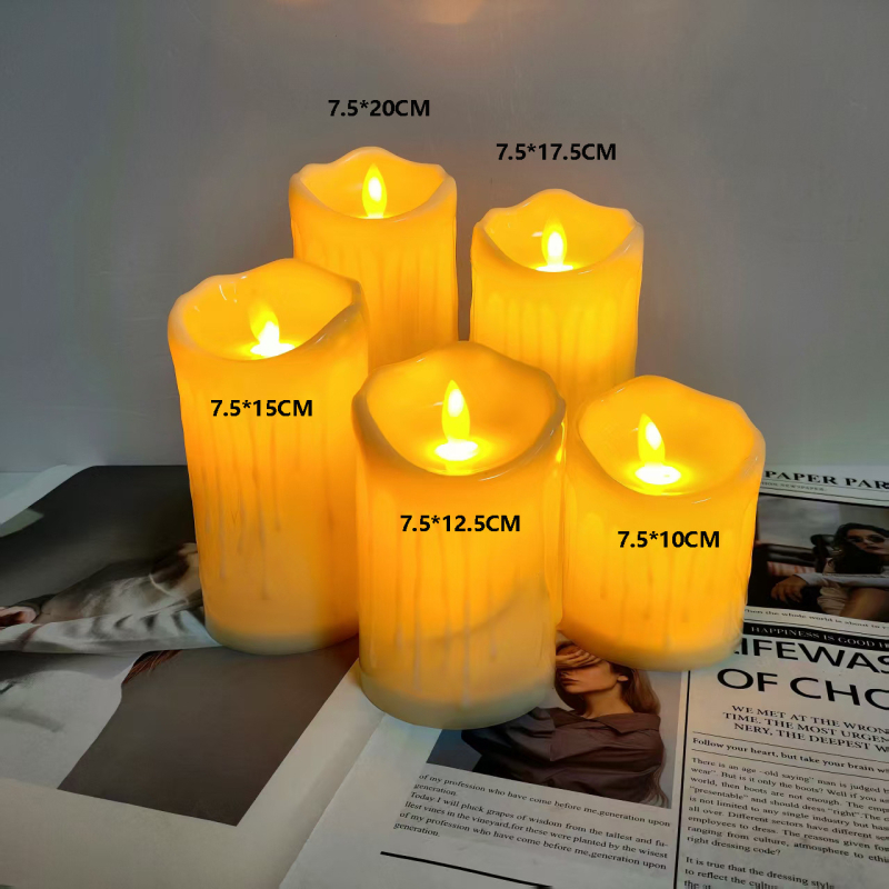 LED elektronička svijeća – romantična svadbena scenografija i rekvizita za igre misterija