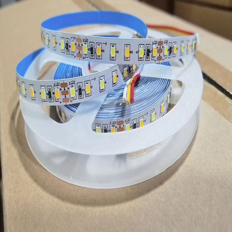 LED trak s dvostrukom temperaturom boje za garderobu i noćni ormarić, 24V, 2835 LED dioda, vodootporno ambijentalno osvjetljenje