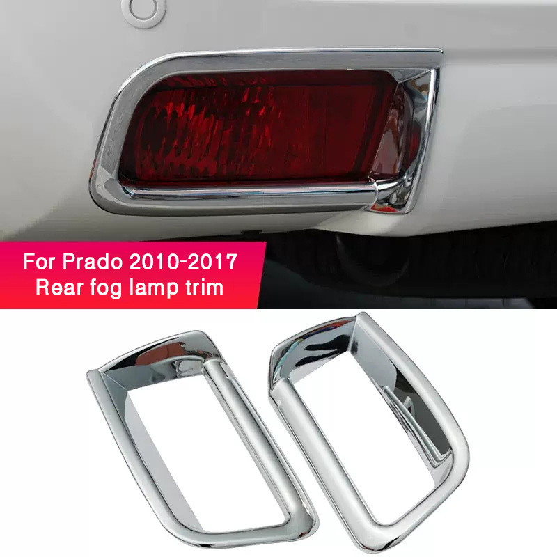 ABS διακοσμητικό πλαίσιο πίσω φώτων Toyota Prado 2014-2017 με κάλυμμα φωτός ομίχλης