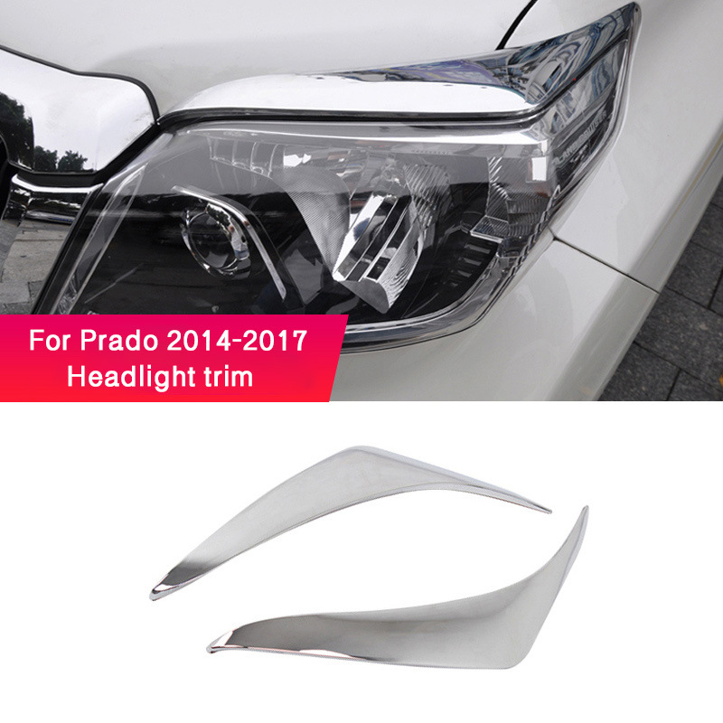 ABS διακοσμητικό πλαίσιο πίσω φώτων Toyota Prado 2014-2017 με κάλυμμα φωτός ομίχλης