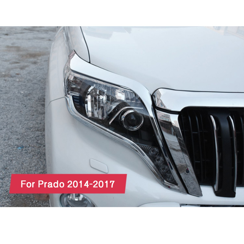ABS διακοσμητικό πλαίσιο πίσω φώτων Toyota Prado 2014-2017 με κάλυμμα φωτός ομίχλης
