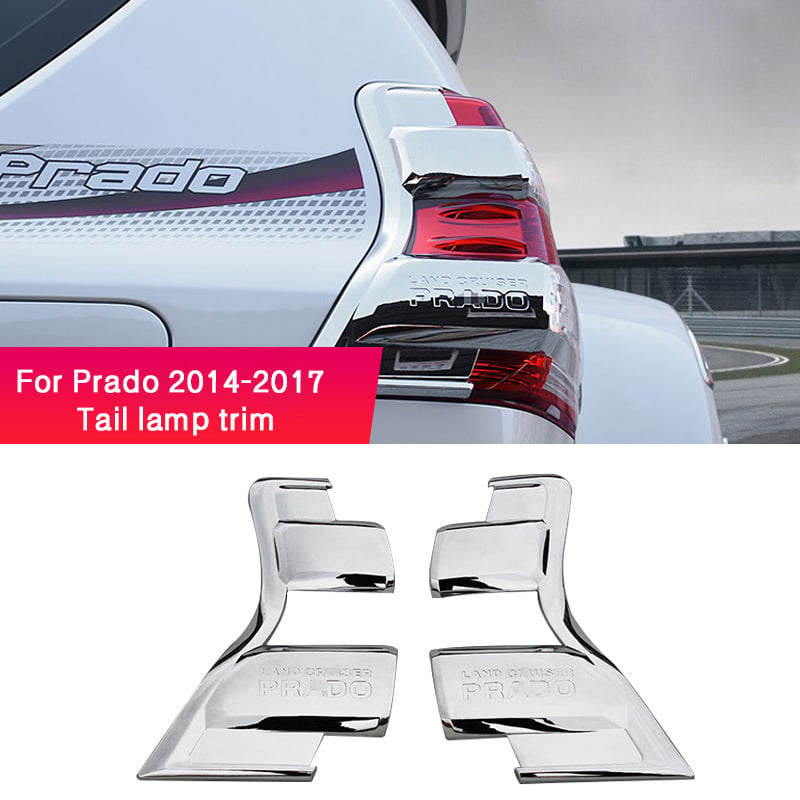 ABS διακοσμητικό πλαίσιο πίσω φώτων Toyota Prado 2014-2017 με κάλυμμα φωτός ομίχλης